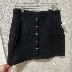 Suede Mini Skirt